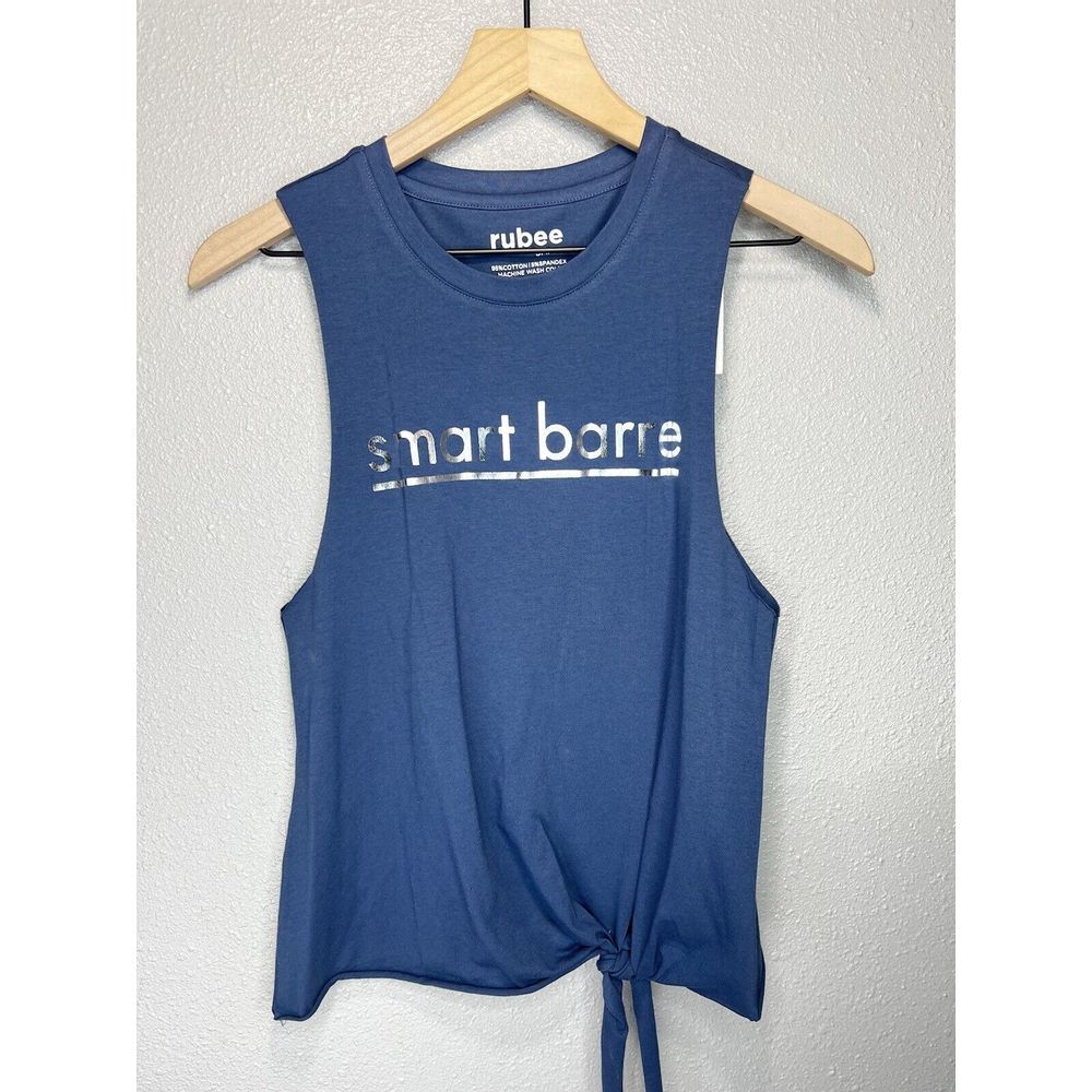 NWT! Smart Barree Muscle Tank Tie Front Size Small